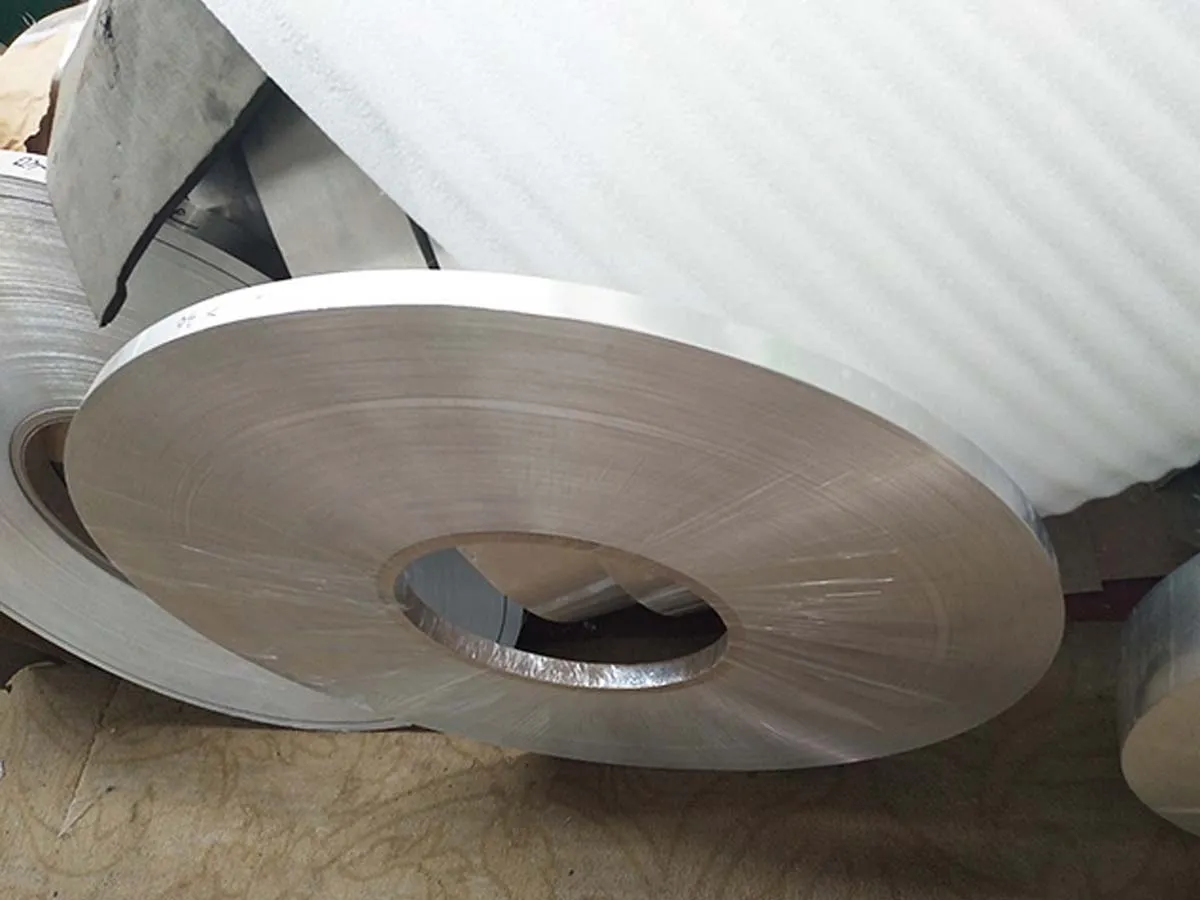 Aluminum strip for heat exchanger component application